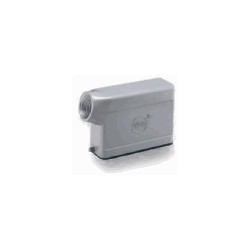 Capot 16A, Aluminium moulé sous pression, Alliage de zinc moulé, IP65, Sortie horizontale, M20